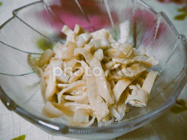 鶏皮ぽん酢 おつまみ,ぽん酢,おいしいの写真素材