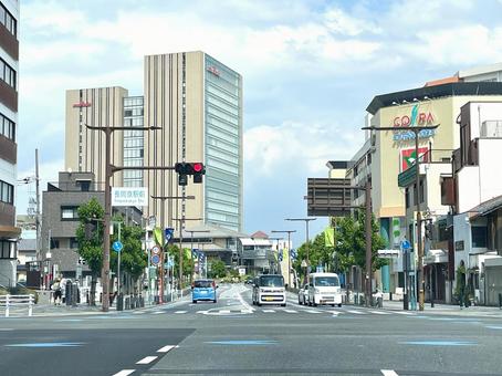 長岡京駅前の風景 長岡京駅前の風景の写真