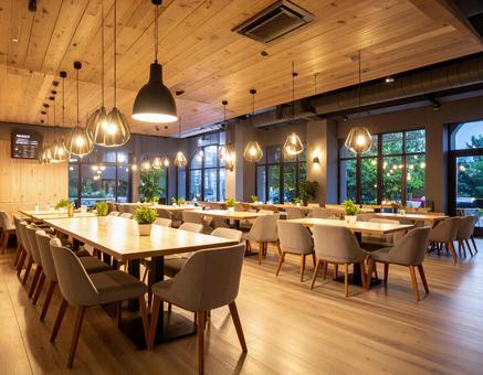 飲食店　店内　レストランの写真