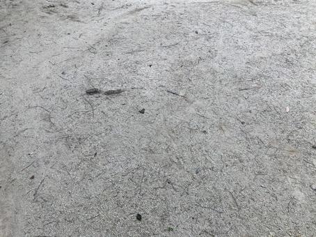 砂地フィールド背景素材 砂地フィールド背景素材の写真