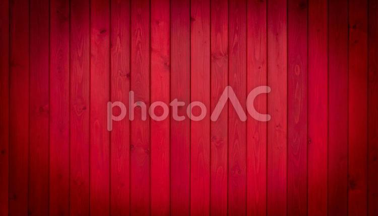 ウッドデッキ　木目背景素材　赤 赤色,木製,ハードウッドの写真素材