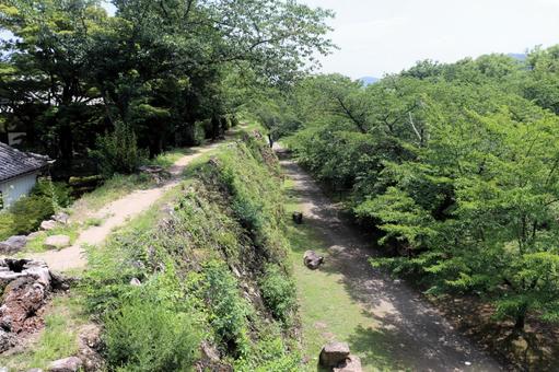 日本百名城、小諸城跡の石垣、長野県 日本百名城、小諸城跡の石垣、長野県の写真