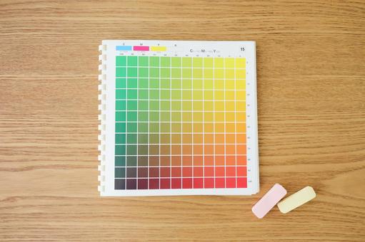 カラーチャート カラーチャート,色見本,デザインの写真素材