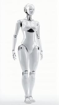 人工知能を搭載したロボットの美しさ 人工知能を搭載したロボットの美しさの写真