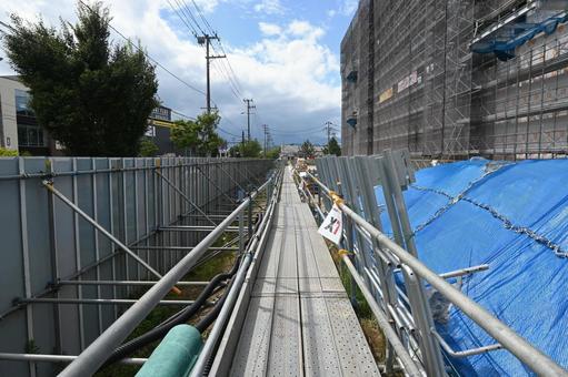 工事現場 工事現場の写真