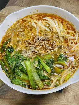 Photo, tan shabu, spicy, delicious, 