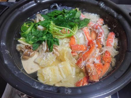 かに鍋 かに鍋 鍋料理,カニすき,寄せ鍋の写真素材