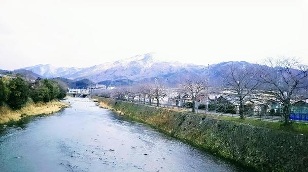 冬の比叡山(京都) 冬の比叡山(京都) 自然,比叡山,冬の景色の写真素材