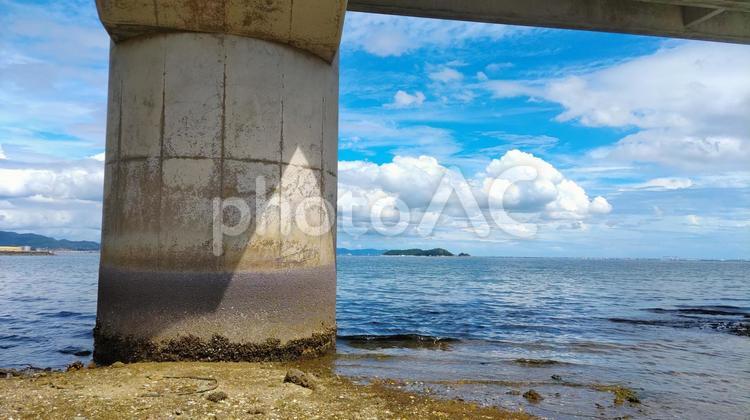 干潮の海岸8 干潮,海岸,砂浜の写真素材