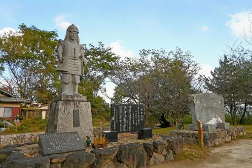滋賀・大津市 坂本城址公園 坂本城址公園,明智光秀,坂本城址の写真素材