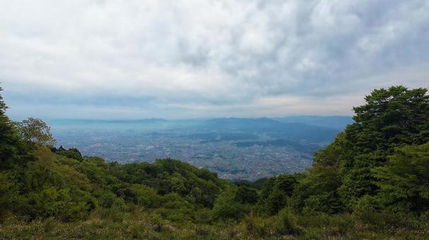 奈良盆地の絶景 奈良盆地の絶景の写真