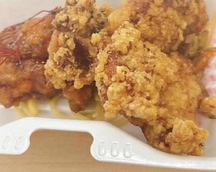 Photo, fried chicken, assorted, delicious, 