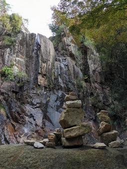 入日の滝＠しまなみ海道大三島 滝,入日の滝,しまなみ海道の写真素材