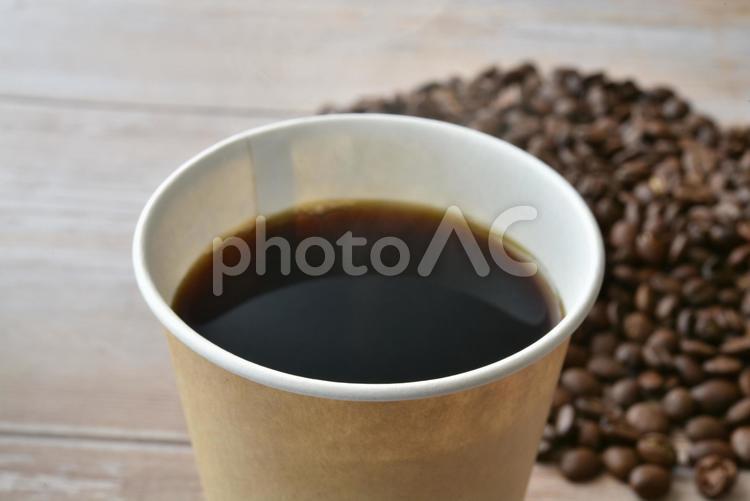 コーヒー・テイクアウト・お持ち帰り コーヒー,珈琲,コーヒー豆の写真素材