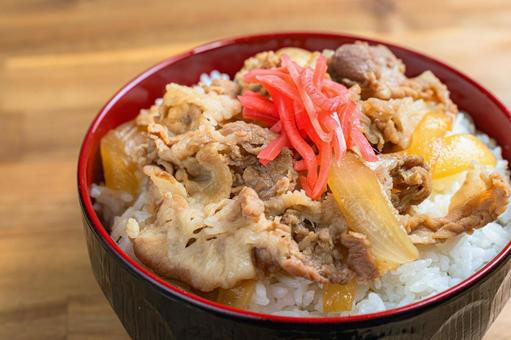 豚丼 豚丼,吉野家風,丼ものの写真素材