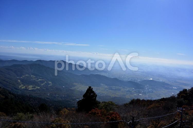筑波山からの風景 筑波山,茨城県,自然の写真素材