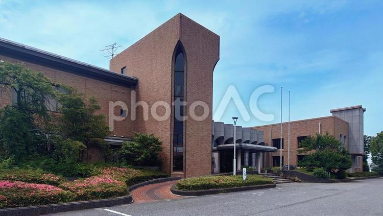 酒々井町 中央公民館 千葉県酒々井町 中央公民館,酒々井町,行政機関の写真素材