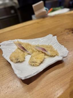 アジフライ アジフライ アジフライ,アジ,魚の写真素材