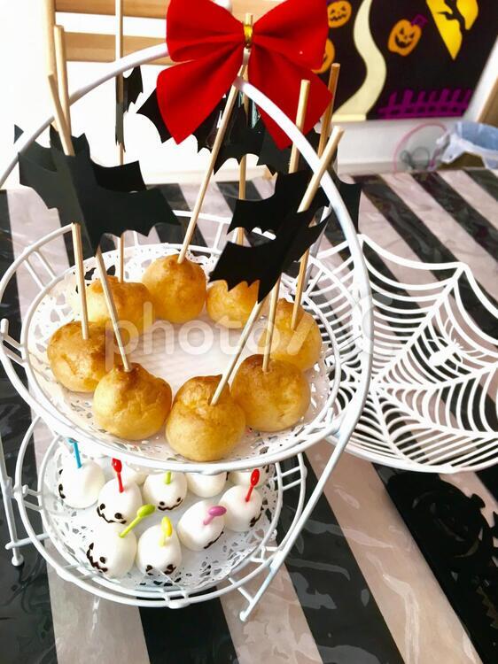 ハロウィン　パーティ　ハロウィーン　菓子 ハロウィン,10月,お菓子の写真素材
