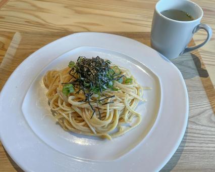 採れたてたらこのスパゲティ 採れたてたらこのスパゲティ スパゲティ,パスタ,スパゲッティーの写真素材