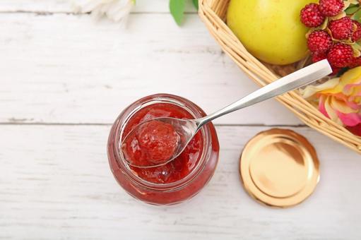 イチゴジャム イチゴジャム,ジャム,いちごの写真素材