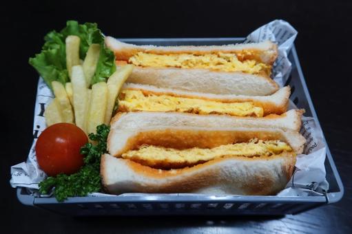 Tamagoyaki sandwich lunch box, JPG