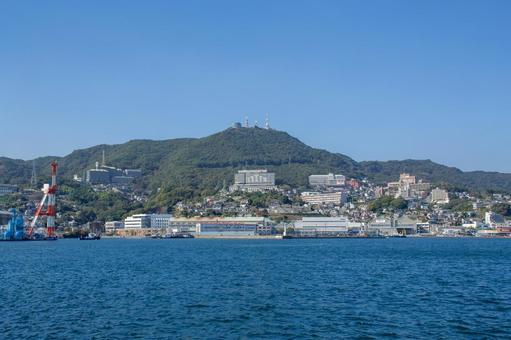 長崎の風景 長崎,風景,街並みの写真素材