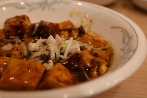 東京高輪の中華料理店の四川麻婆豆腐 麻婆豆腐,四川,豆腐の写真素材