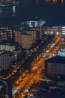 都市夜景 都市夜景の写真