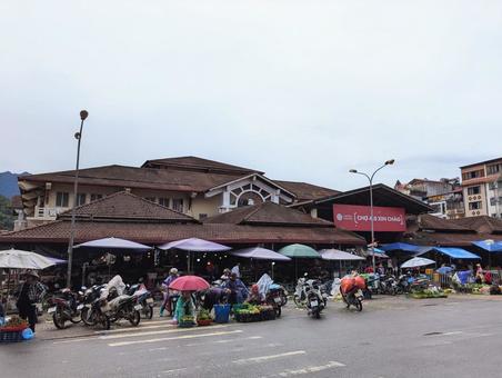 ベトナム サパ市場 ベトナム サパ市場 ベトナム,サパ,vietnamの写真素材