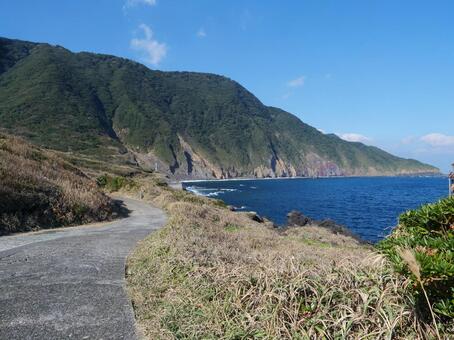 伊豆大島　筆島 筆島,オタイ,伊豆大島の写真素材