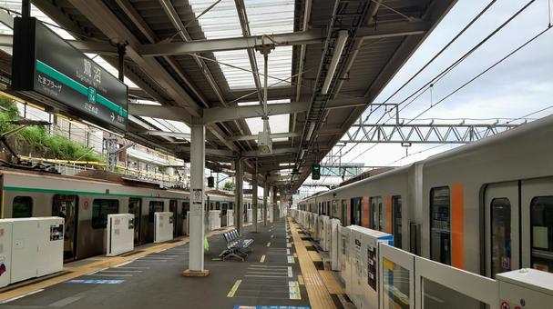 東急田園都市線 鷺沼駅 川崎市宮前区 東急田園都市線 鷺沼駅 川崎市宮前区 鷺沼駅,東急,田園都市線の写真素材