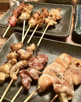 焼き鳥盛り合わせ2人前 焼き鳥盛り合わせ2人前 焼鳥,串焼き,居酒屋の写真素材