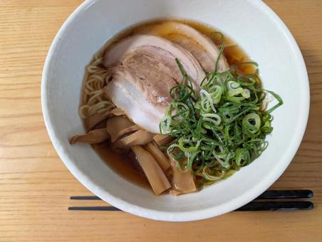 Photo, ramen, noodles, soy source ramen, 