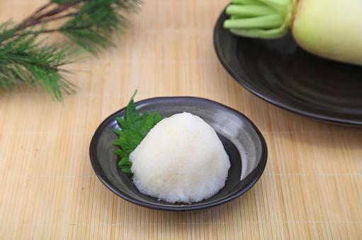 大根おろし 大根おろし,大根,薬味の写真素材