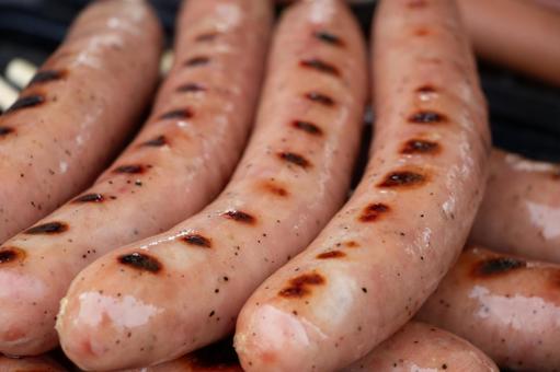 フランクフルト フランクフルト,ウインナー,ソーセージの写真素材