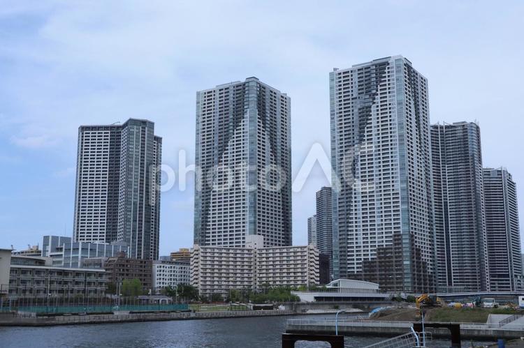 晴海　街並み 都市風景,晴海,街並みの写真素材