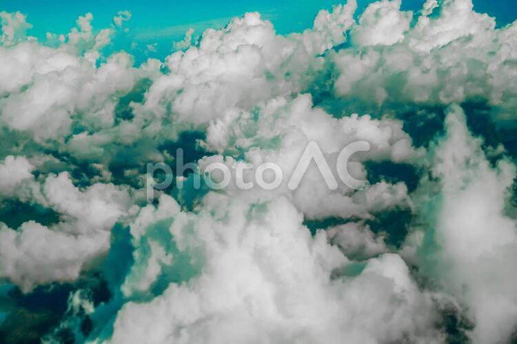 飛行機から見える台湾の風景 空撮,台湾,台北の写真素材