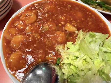 エビチリソース エビチリソース,海老,エビの写真素材