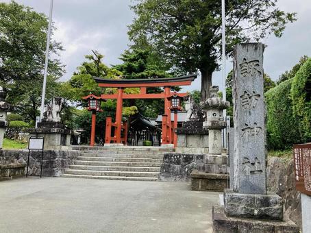 諏訪神社　鳥居　石標 岩手県北上市,神社,パワースポットの写真素材