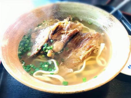 ソーキそば ソーキそば ソーキそば,そば,中華の写真素材
