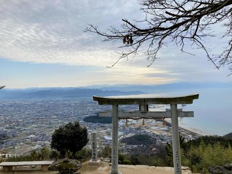 高屋神社の絶景の写真
