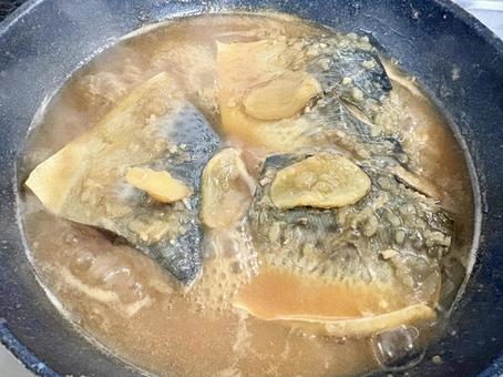 サバの味噌煮 サバの味噌煮,サバ,煮込みの写真素材