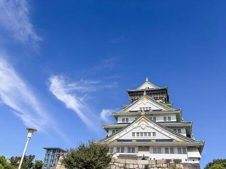 大阪城 大阪,大阪城,城の写真素材