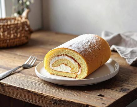 ロールケーキ ロールケーキの写真