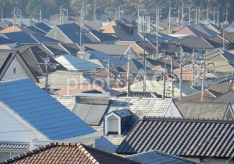【風景写真】家並みの風景 家並み,街並み,町並みの写真素材