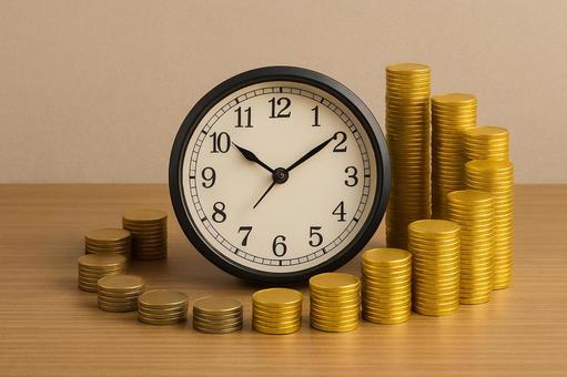 時が育む黄金の階段(時間が資産を増やす) 時が育む黄金の階段(時間が資産を増やす)の写真