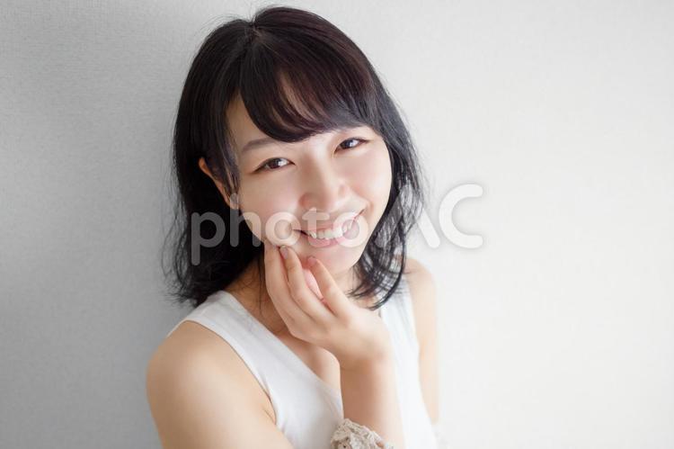 スキンケア　美容　エステ　ダイエット 女性,脱毛,スキンケアの写真素材