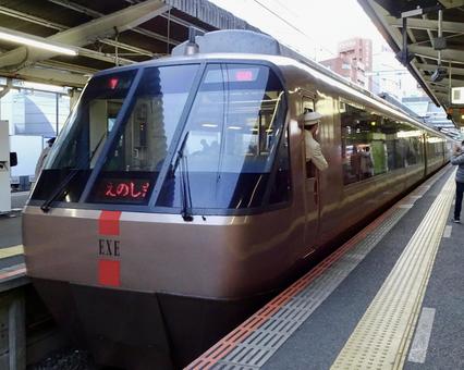小田急30000形 EXE 小田急30000形 EXE ロマンスカー,小田急ロマンスカー,exeの写真素材