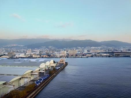 海から見た東灘界隈 海から見た東灘界隈 東灘区,神戸市,街並みの写真素材